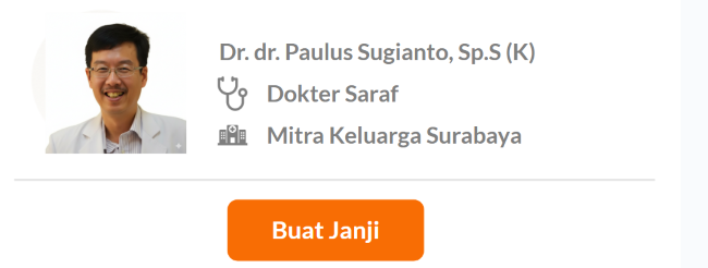 Dokter Spesialis Saraf Terbaik di Surabaya - Alodokter