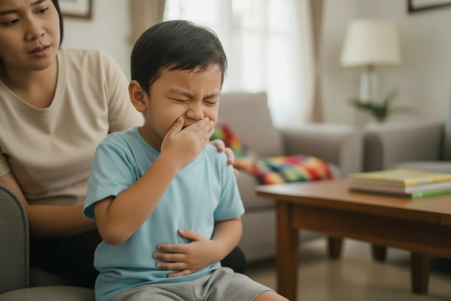 Anak Muntah Tanpa Demam, Ketahui Penyebab, Tanda Bahaya, Penanganannya - Alodokter