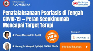 Live Webinar: Penatalaksanaan Psoriasis di Tengah COVID-19 - Peran Secukinumab Mencapai Target Terapi