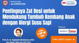 Live Webinar: Pentingnya Zat Besi untuk Mendukung Tumbuh Kembang Anak dengan Alergi Susu Sapi