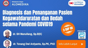 Live Webinar: Diagnosis dan Penanganan Pasien Kegawatdaruratan dan Bedah selama Pandemi COVID-19