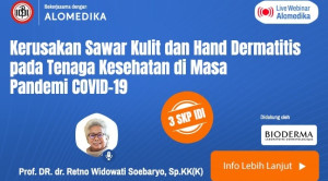 Live Webinar: Penatalaksanaan Kerusakan Sawar Kulit dan Dermatitis pada Tenaga Kesehatan di Era COVID-19