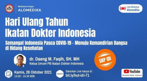 Live Webinar: Hari Ulang Tahun Ikatan Dokter Indonesia