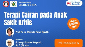 Live Webinar: Terapi Cairan pada Anak Sakit Kritis
