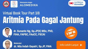 Live Webinar: Virtual Book Tour 3/8: Aritmia pada Gagal Jantung
