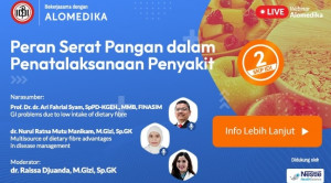 Live Webinar : Peran Serat Pangan dalam Penatalaksanaan Penyakit
