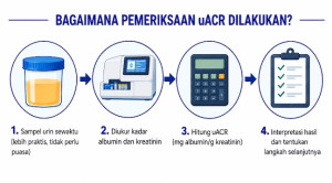 Gunakan Urine Albumin-to-Creatinine Ratio (uACR) untuk Deteksi Gangguan Ginjal pada Pasien Diabetes dan Hipertensi!