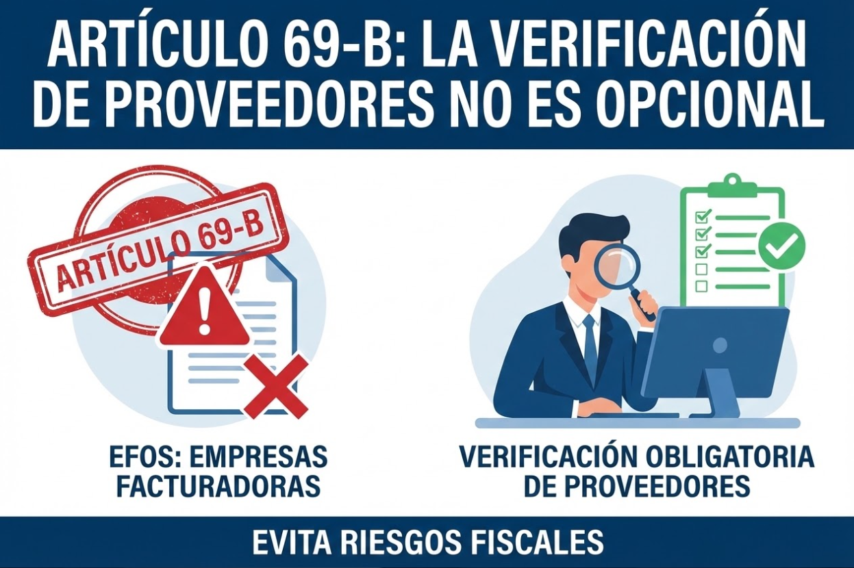 Artículo 69-B: verificación de proveedores como práctica obligatoria