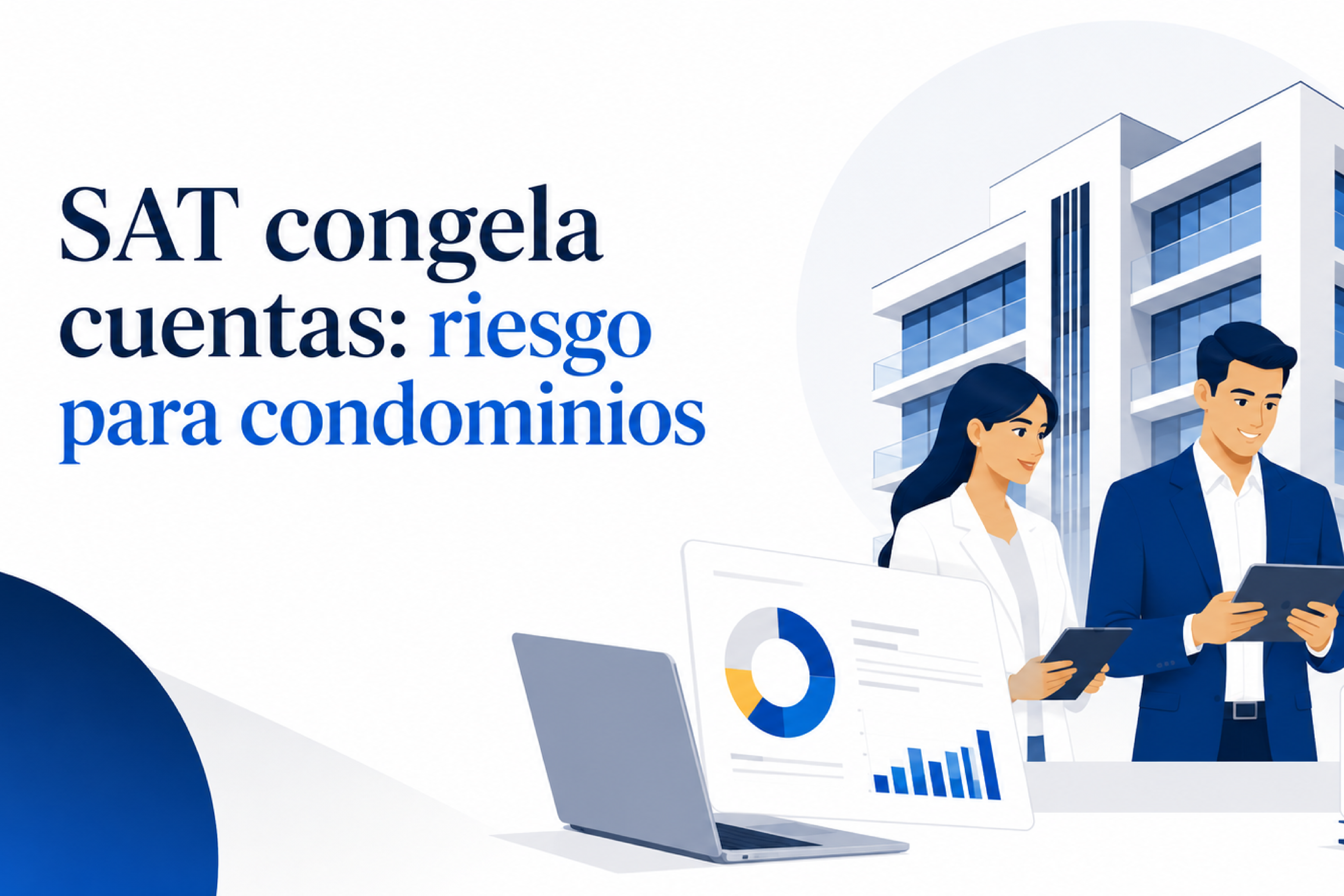 Cuando el SAT inmoviliza cuentas bancarias: qué deben cuidar empresas y condominios