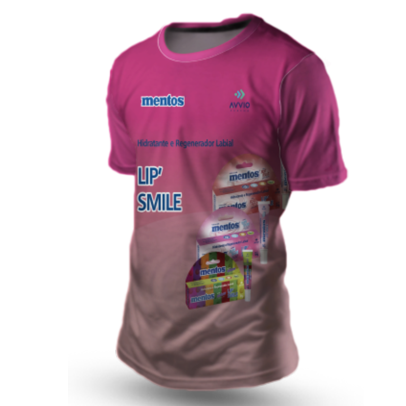 Camiseta Mentos Tutti Frutti