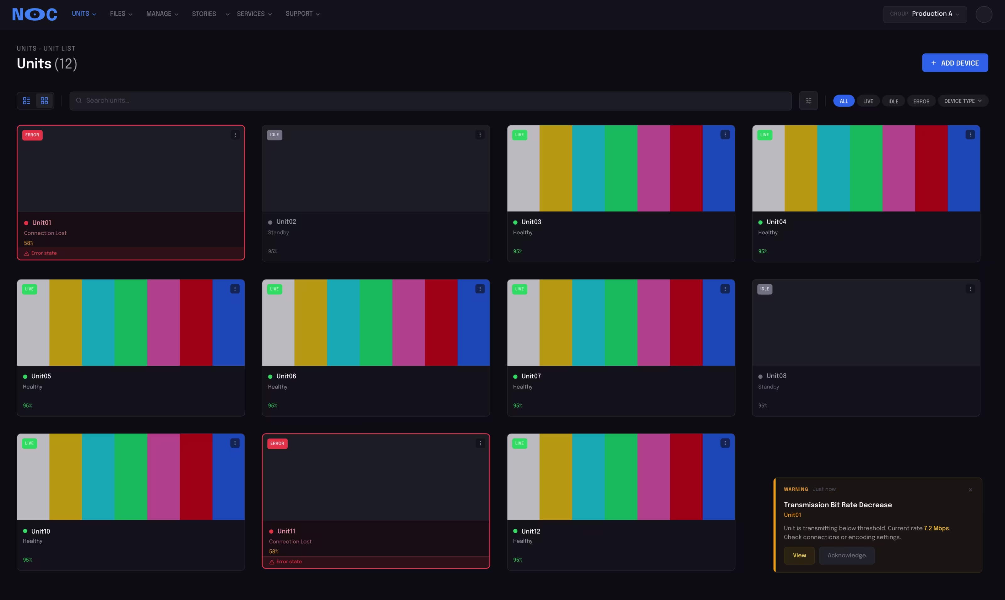 noc monitoring - Alert Monitoring - 1