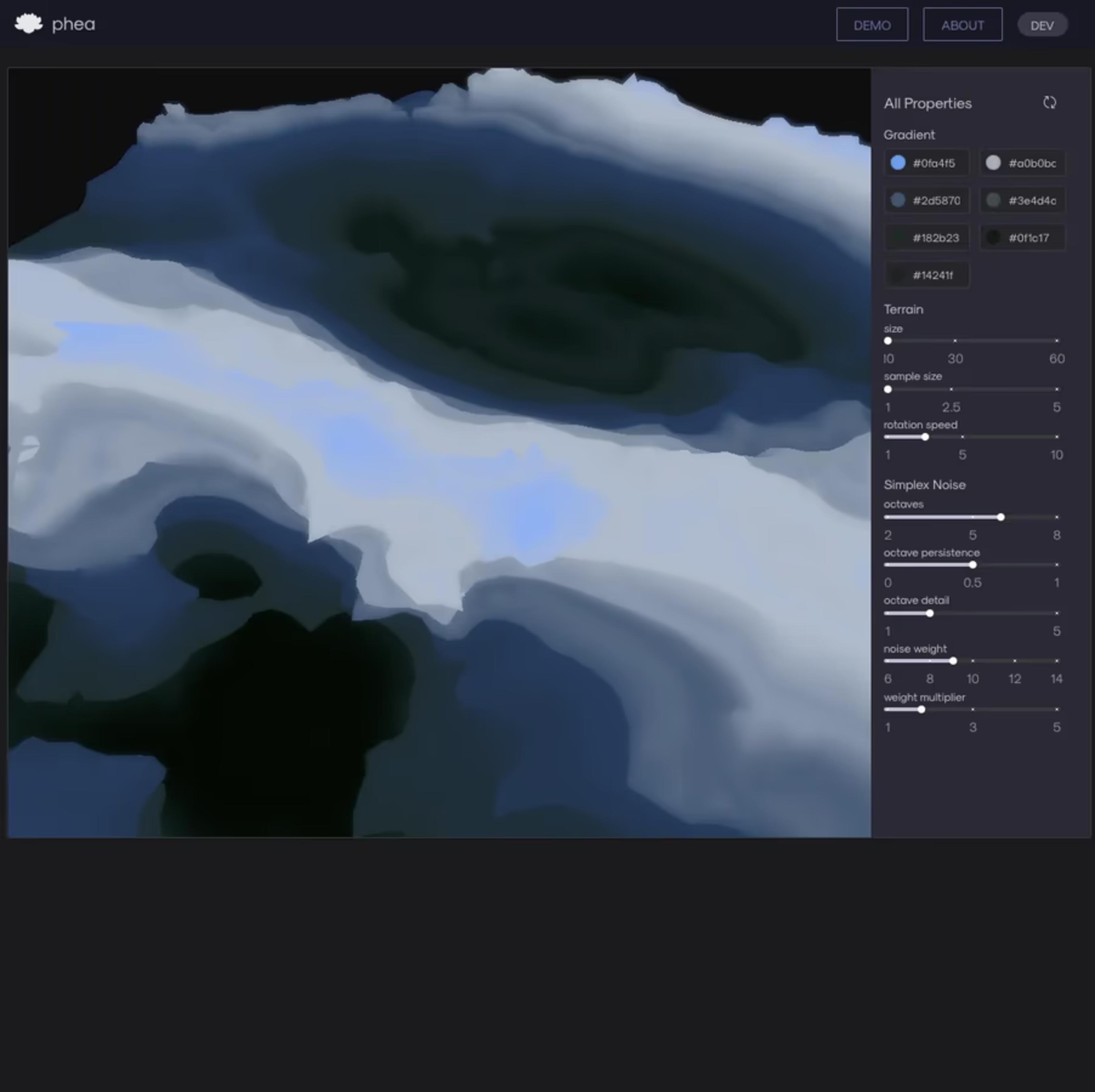 web 3d terrain generator - Visual Polish - 2
