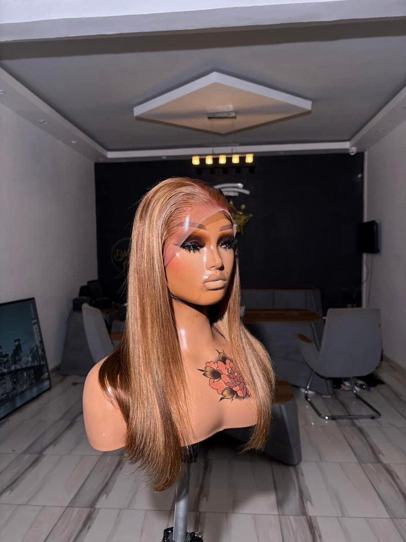 16 inches silky straight human hair image 1