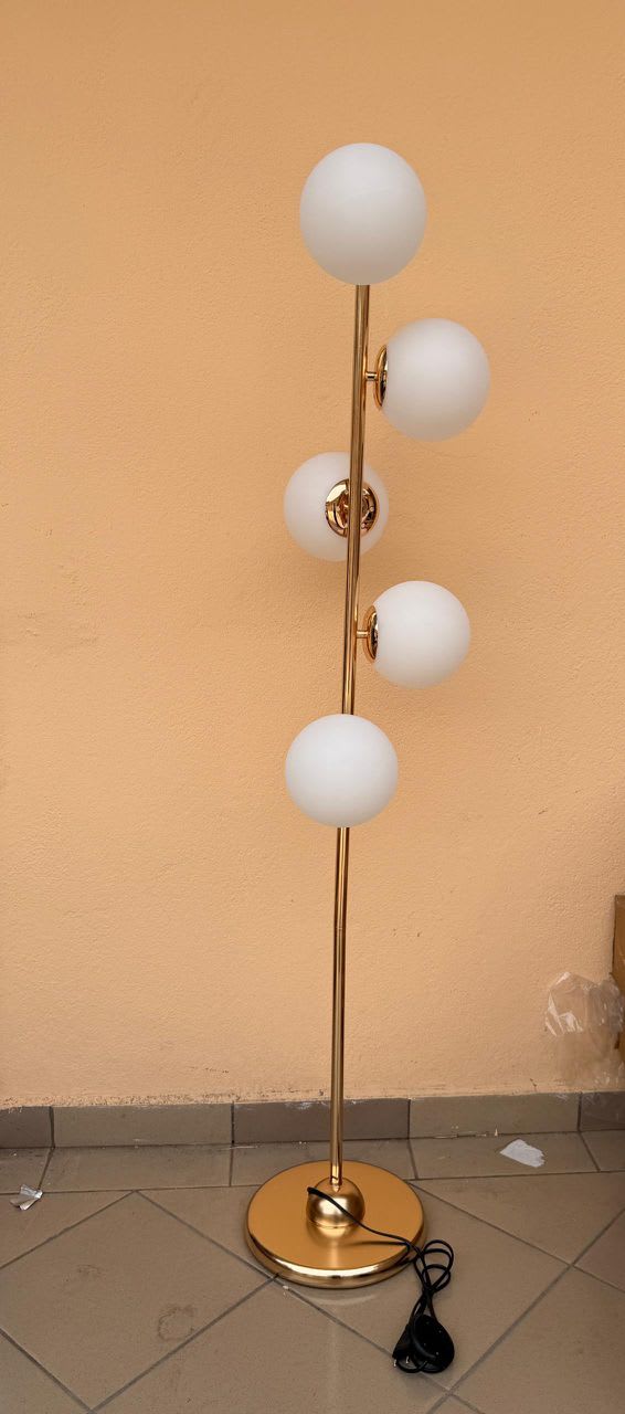 Luxury Gold Globe Floor Lamp image 1