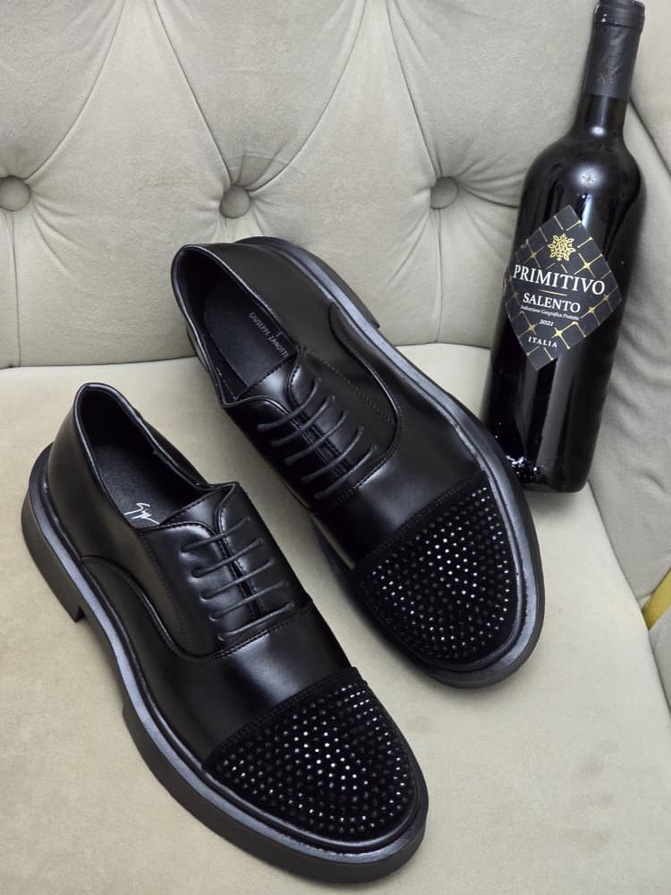 Classic Black Leather Formal Shoes image 1