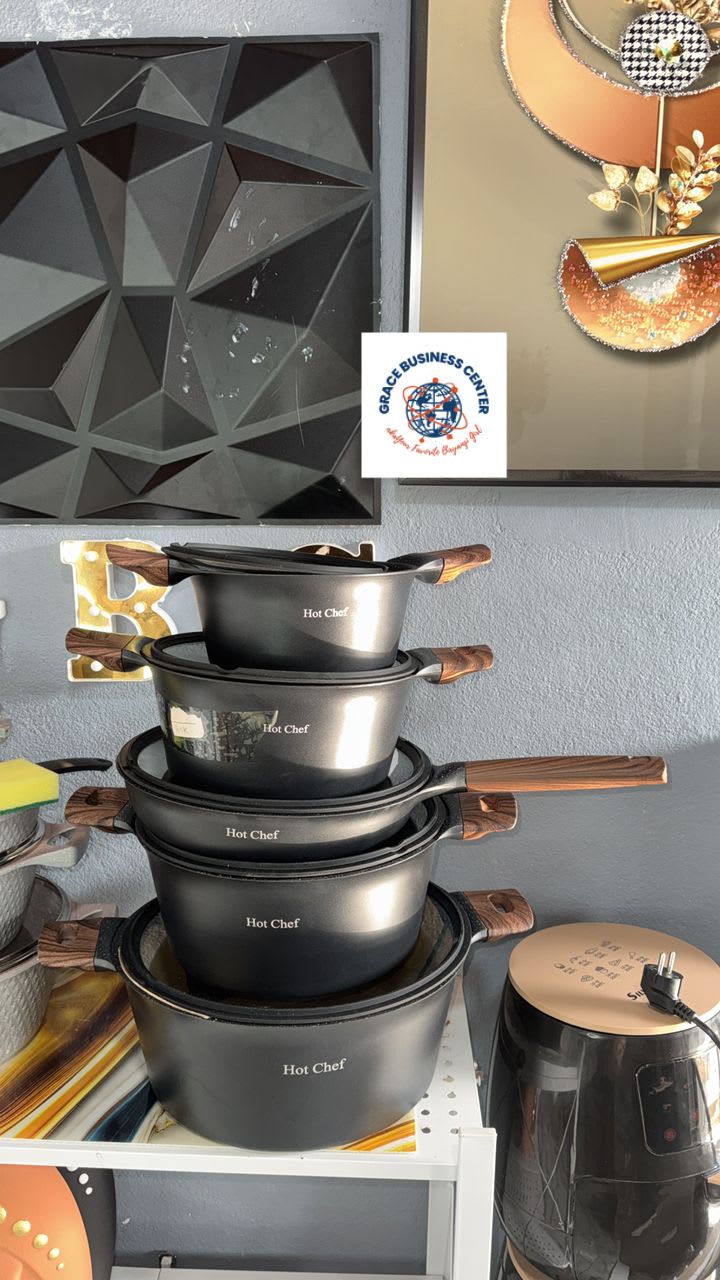 Hot Chef Non-Stick Cookware Set β Durable & Stylish image 1