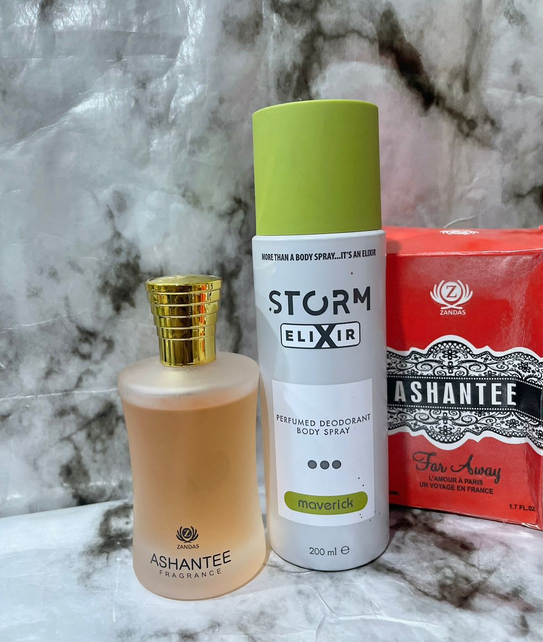 Ashantee Fragrance Perfume with Storm Elixir Body Spray Combo image 1