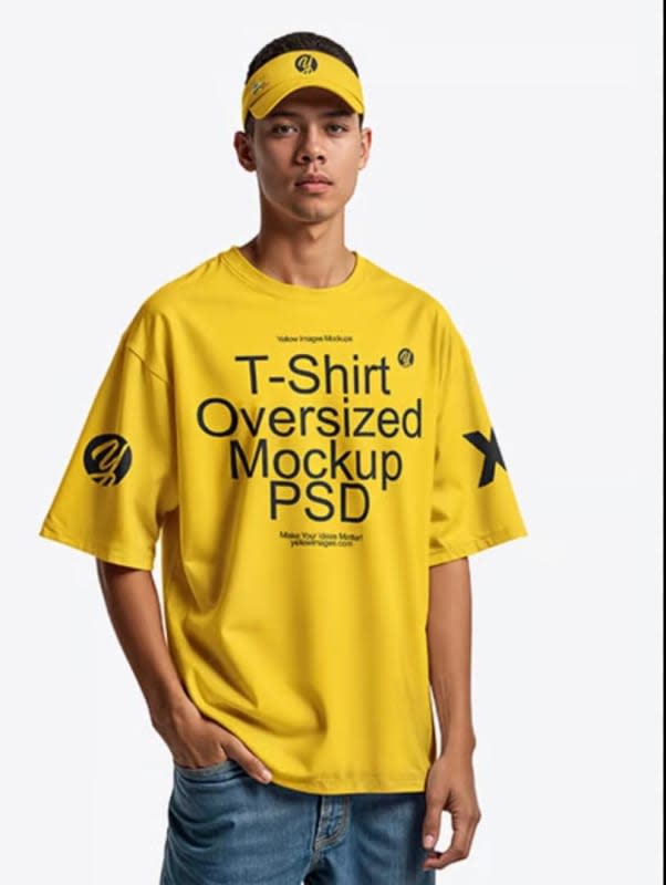 Oversized Crew Neck T-Shirt image 1