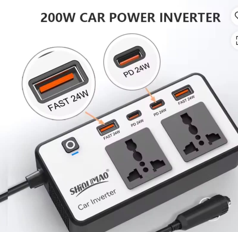 200W Car Power Inverter image 1