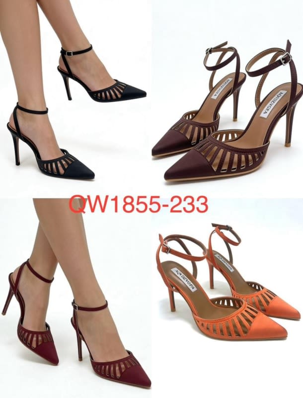 Elegant Cut-Out Stiletto Heels image 1