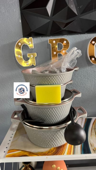 Granite Non-Stick Cookware Set β Strong & Elegant