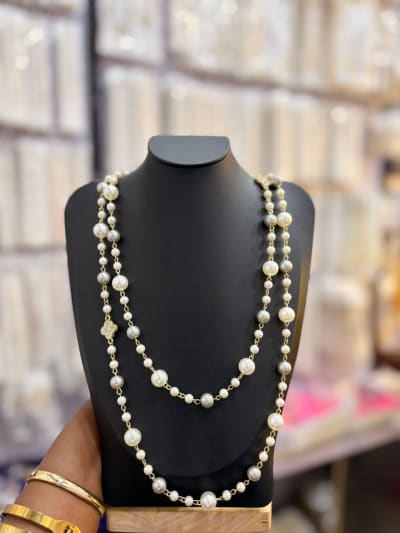 Classic Pearl Layered Necklace – Elegant Women’s Jewelry