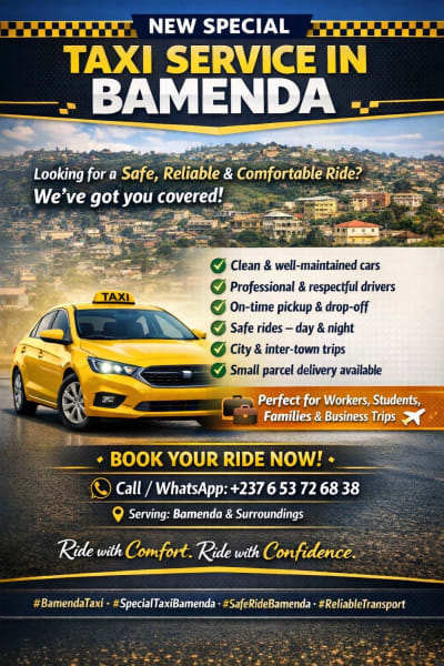 Your Trusted Ride in Bamenda