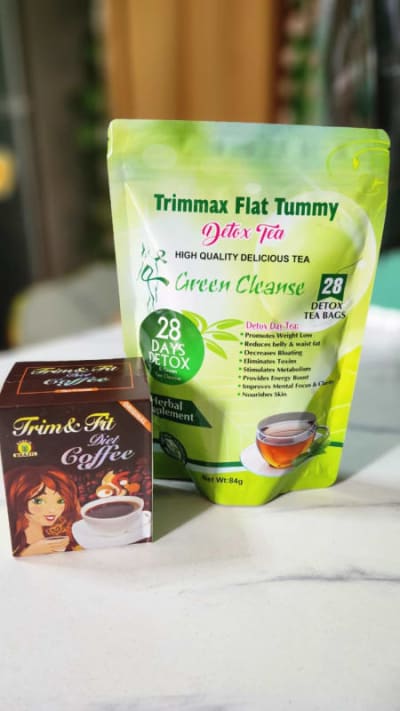 Trim&Fit Diet Coffee and Trimmax Flat Tummy Detox Tea