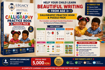 MY CALLIGRAPHY PRACTICE BOOK & PUZZLE PACK