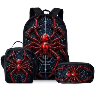 Spider School Bag Set