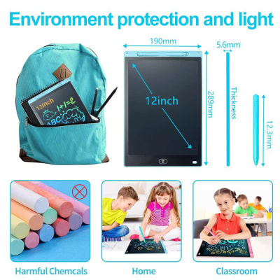 LCD Writing & Drawing Tablet with Stylus