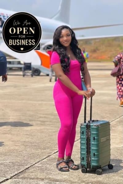 Bright Pink Short-Sleeve Fitted Jumpsuit