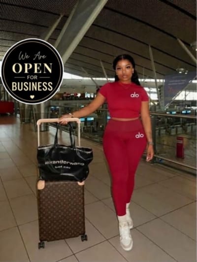 Burgundy Crop Top and Leggings Set