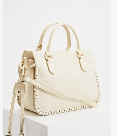 Sac à Main Crème Élégant avec Bandoulière Amovible