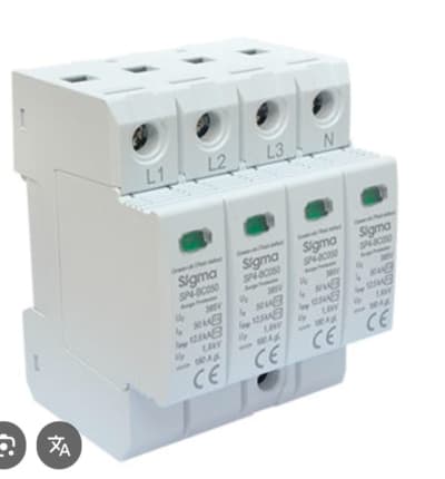 Sigma SP2-C040 Type 2 Surge Protector – 275V, 40kA