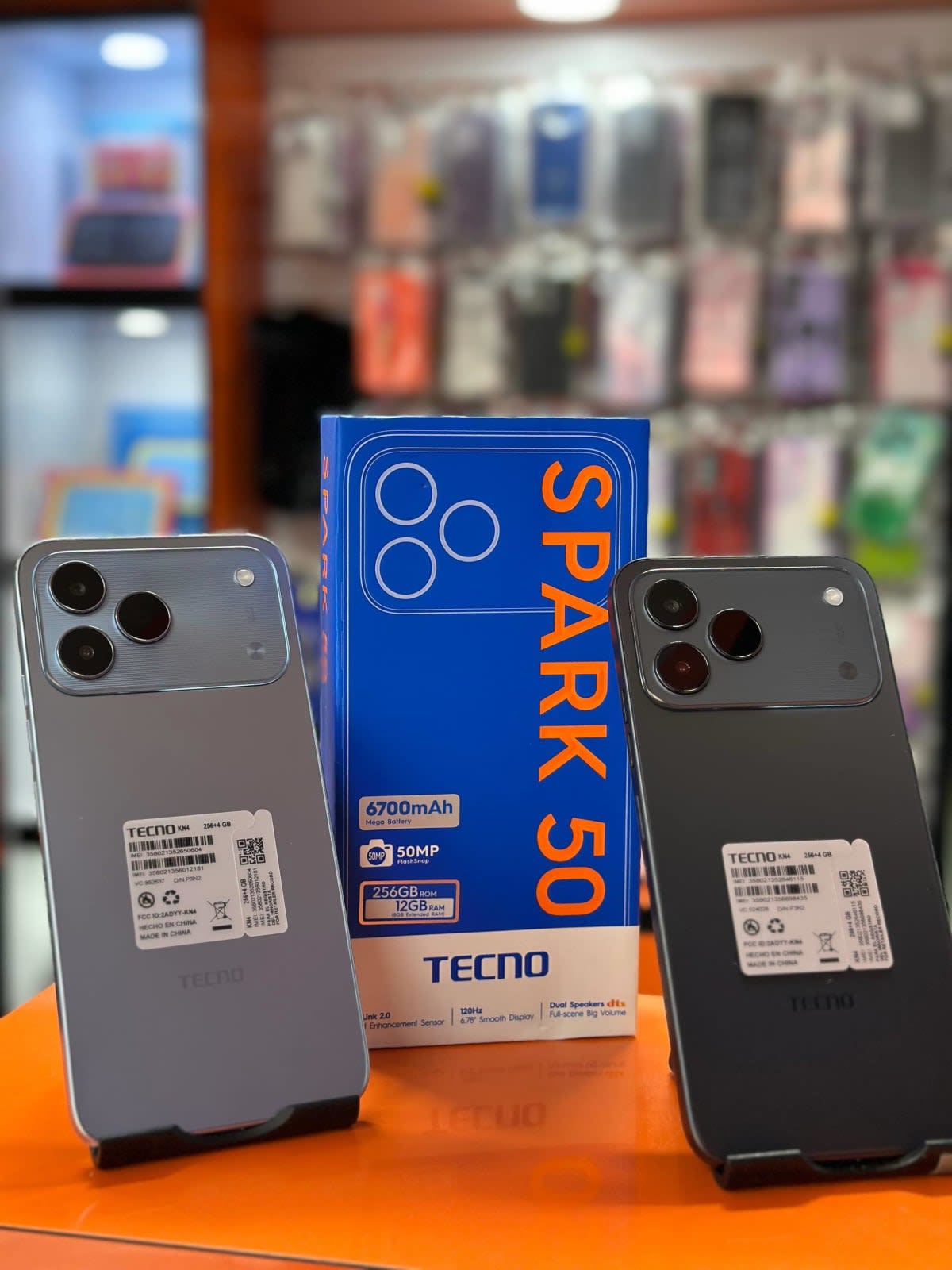 Tecno Spark 50 4G | 4GB RAM + 128GB | 6,700mAh Battery | 6.78" 120Hz | 50MP Camera image 1