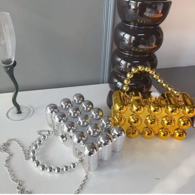 Luxury Pearl Bead Handbag