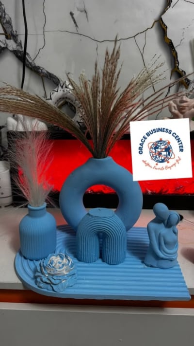 Blue Luxury Tabletop Décor Set