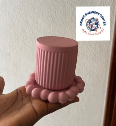 Pink Storage Jar