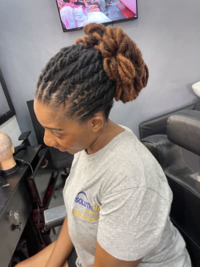 100% handcrafted human hair locs extensions