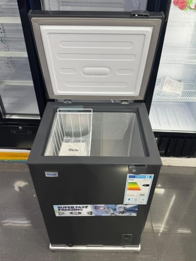 Oscar Chest Freezer – Dark Gray