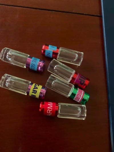Compact Perfume Oil & Fragrance Bottles