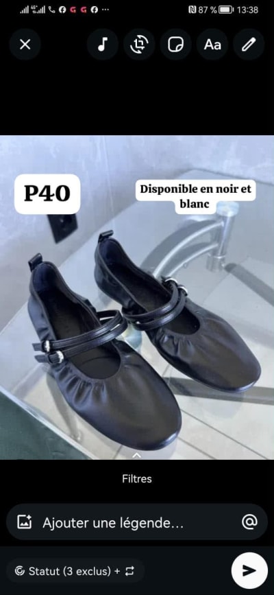 Ballerines Mary Jane à Double Bride