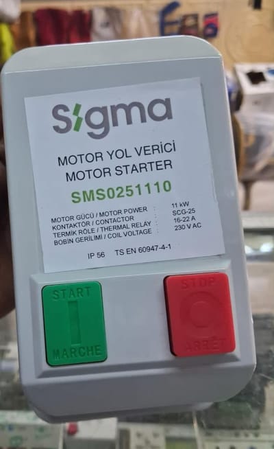 Sigma SMS0251110 Motor Starter – 11kW, 16–22A