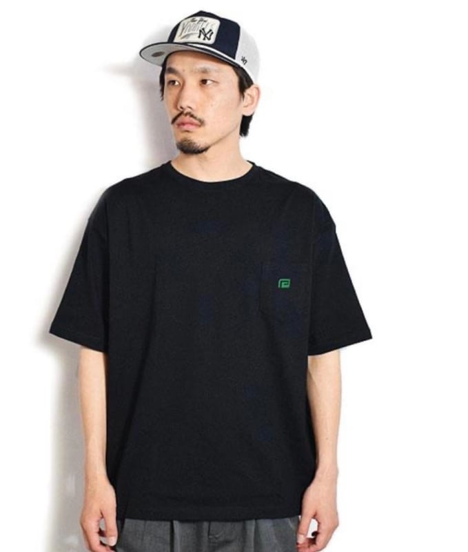Men’s Black Oversized Pocket T-Shirt