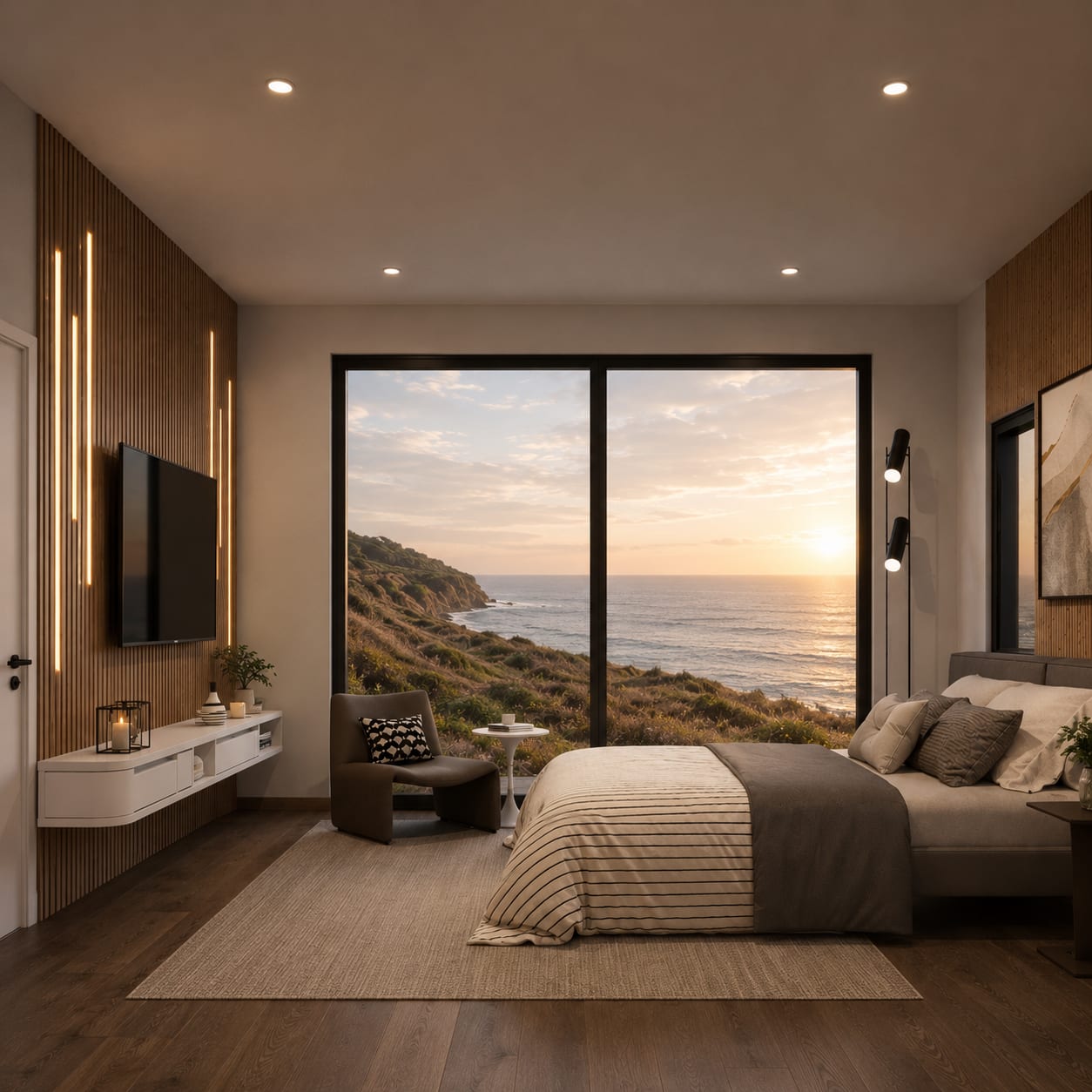 Master bedroom outside view