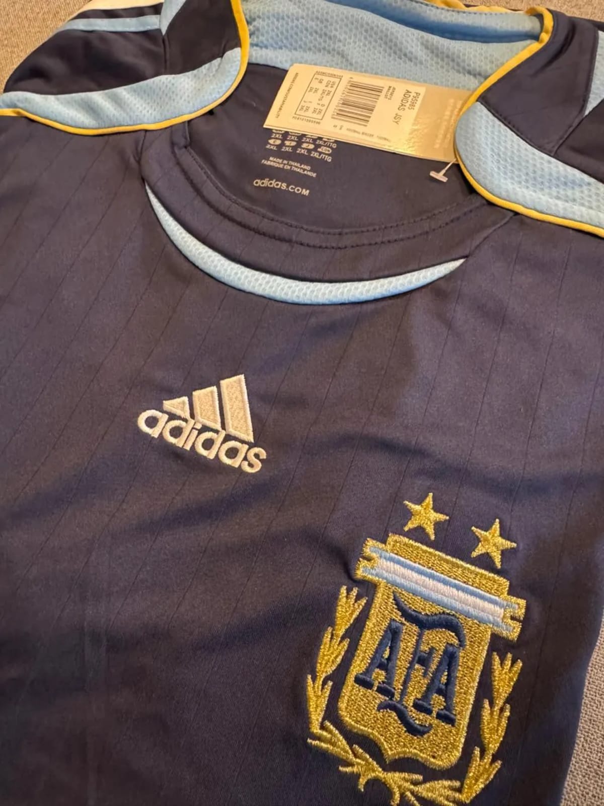 Camiseta Suplente Argentina 2006 Versión Retro - imagen 2
