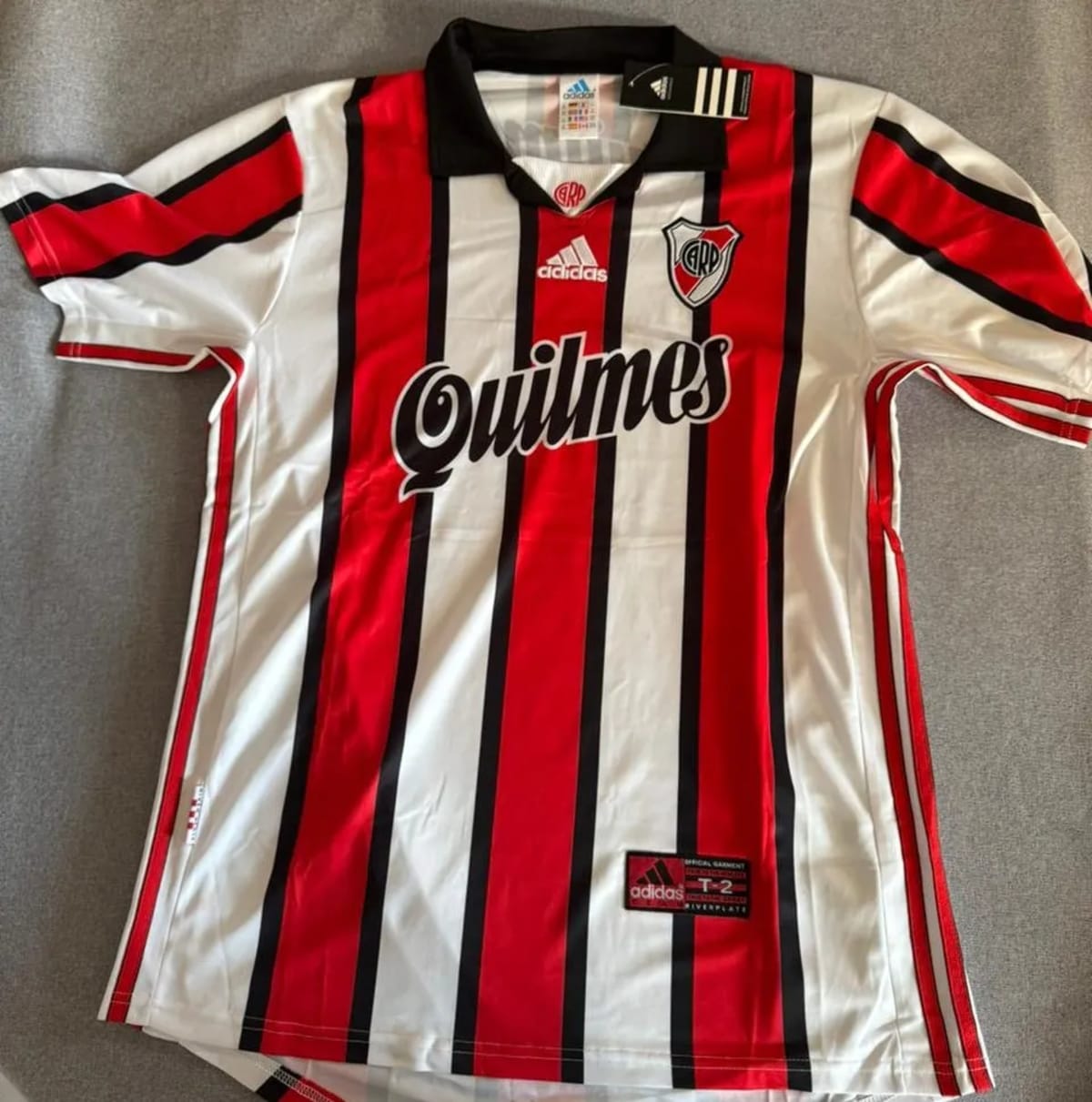 Camiseta Tricolor River Plate 1999/2000 Versión Retro - imagen 1