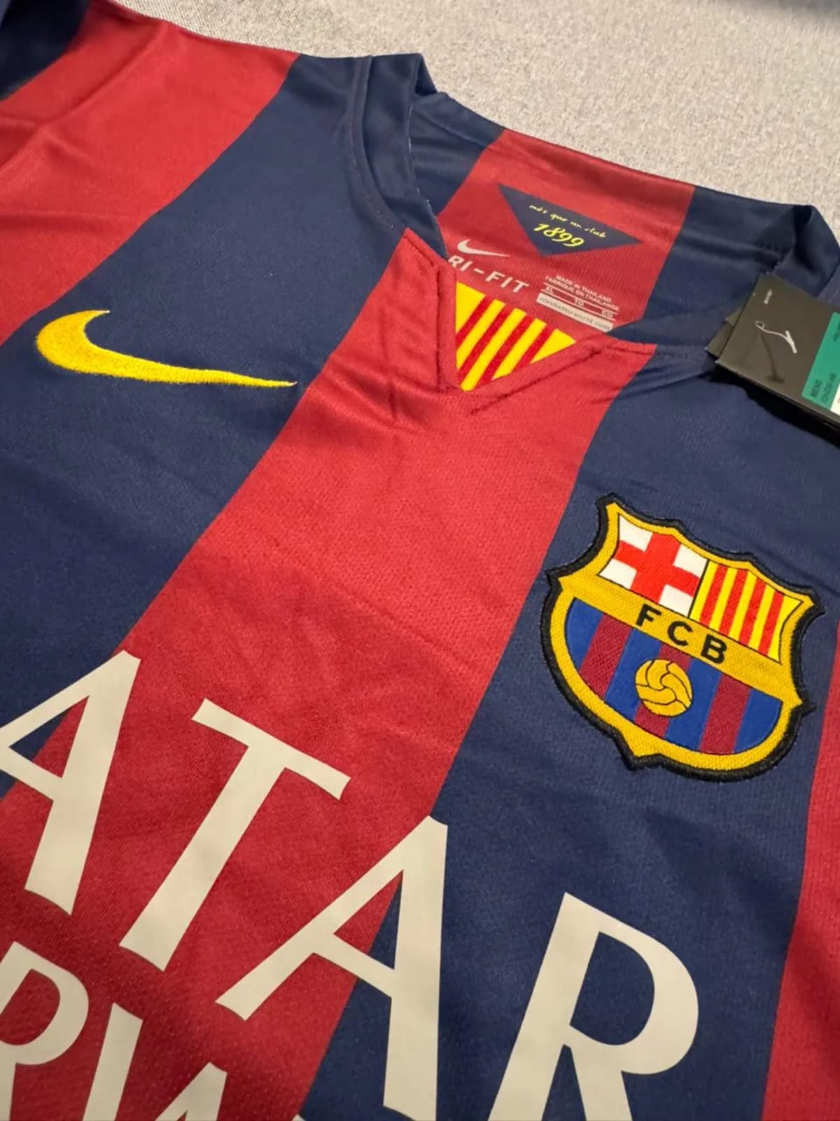 Camiseta Titular Barcelona 2014/2015 Versión Retro - imagen 2