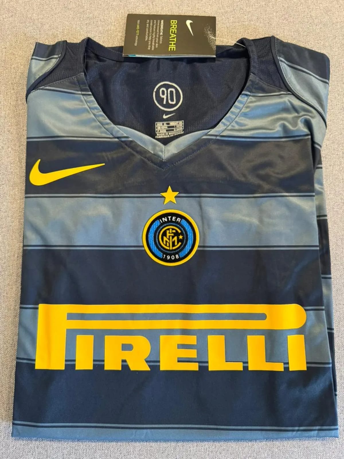 Camiseta Suplente Inter Milan 2004/2005 Versión Retro - imagen 4